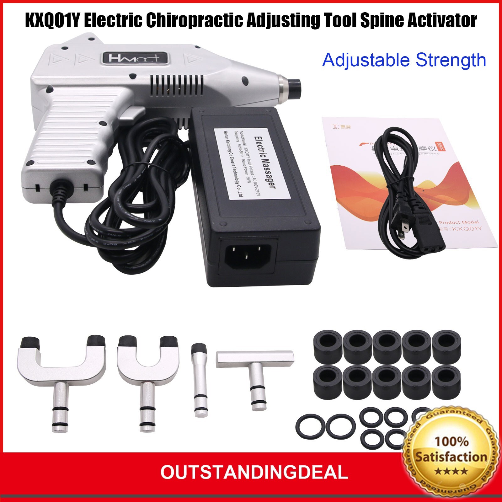 KXQ01Y 1500N Chiropractic Massager Chiropractic Adjusting Tool Spine Activator
