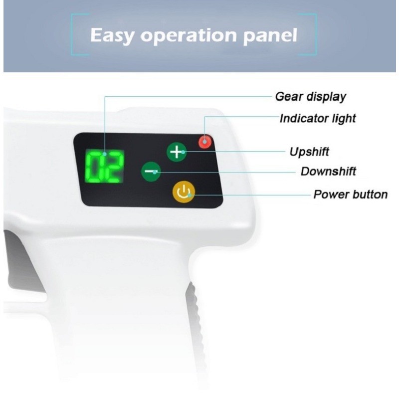 Chiropractic Adjusting Tool 4 Level 10Heads Correction Gun Spine Therapy Impulse