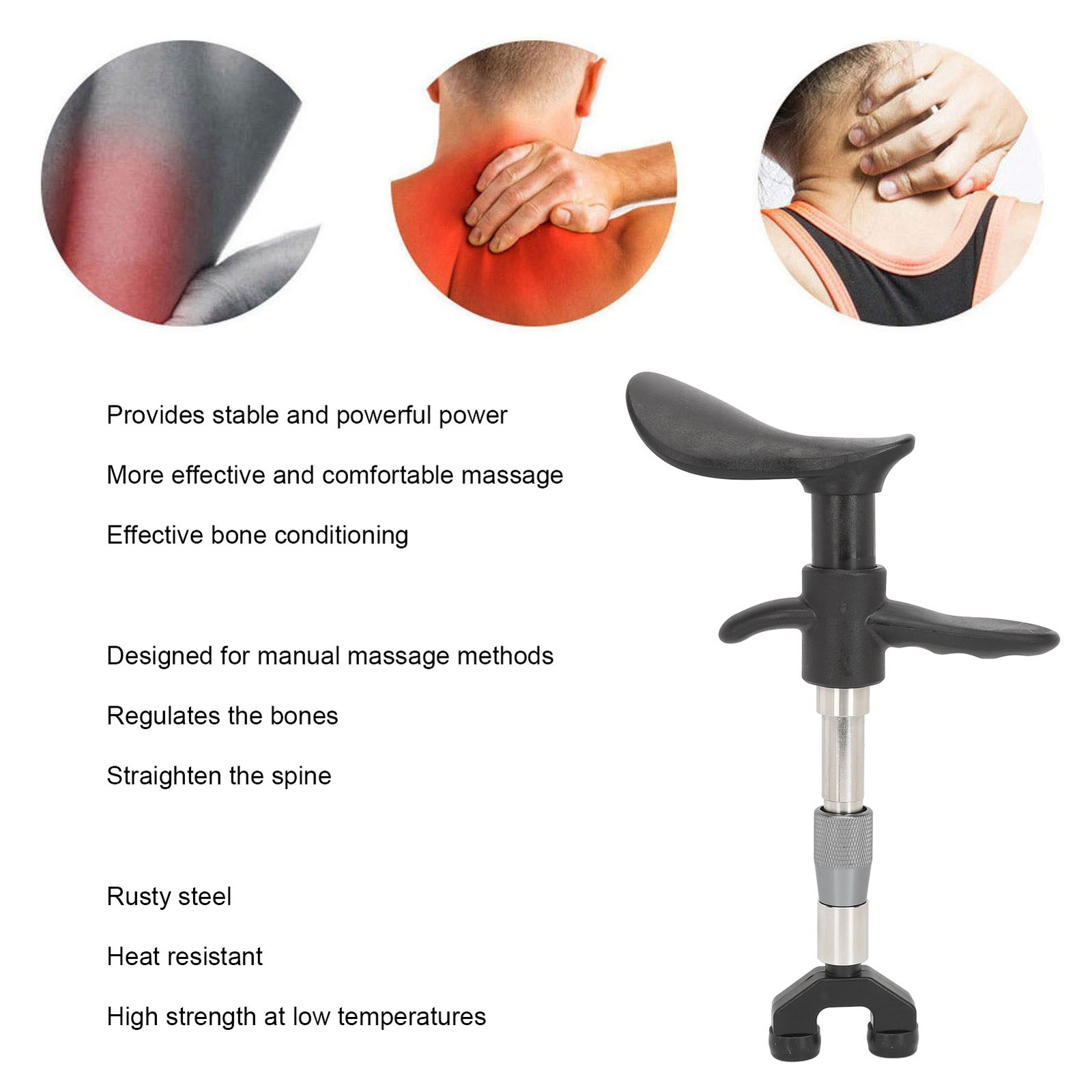 Chiropractic Adjustment Tool Powerful Easy Massage For Back Relief Stainless Ste