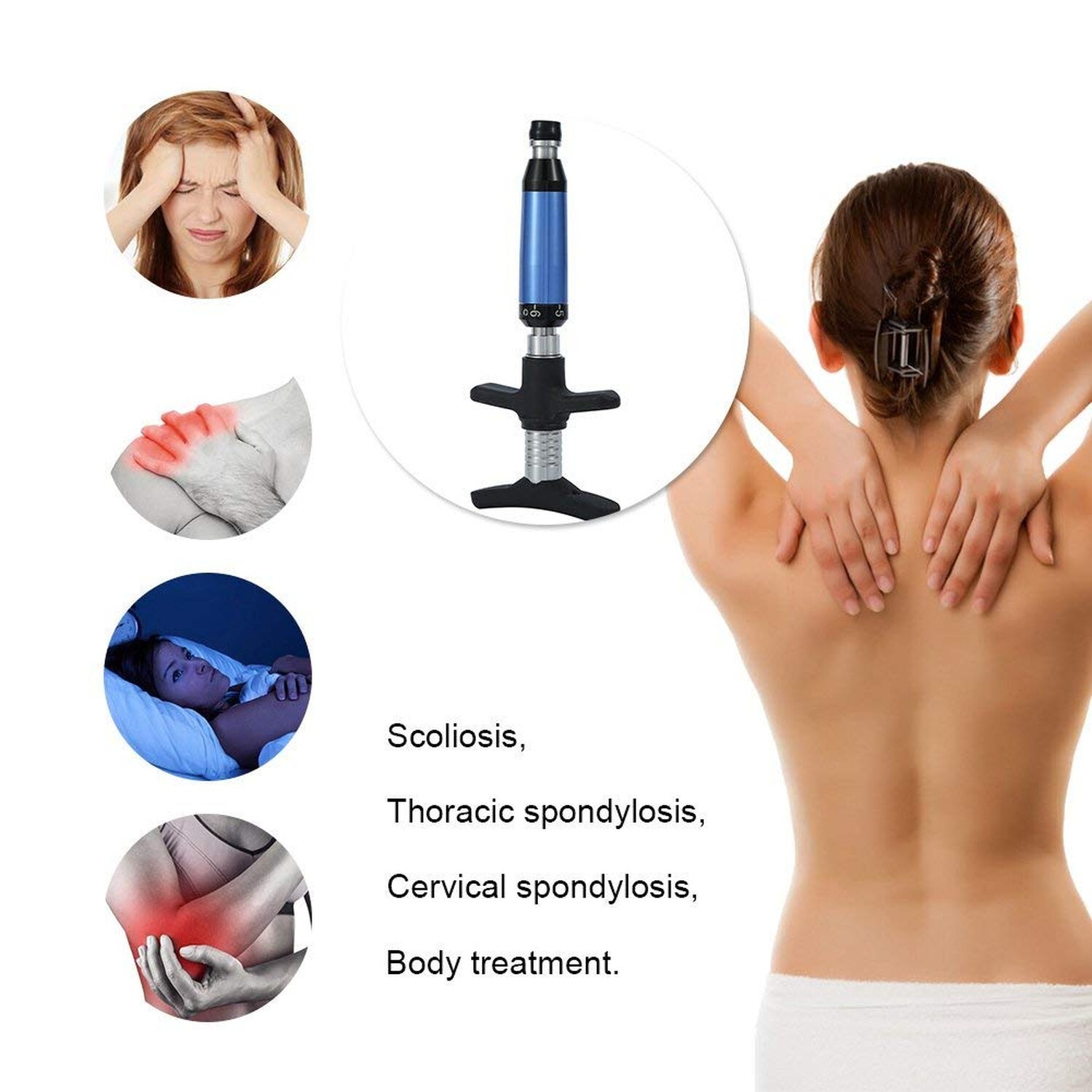 Chiropractic Adjusting Tool, 6 Levels Manual Spine Chiropractic Adjustment Co…