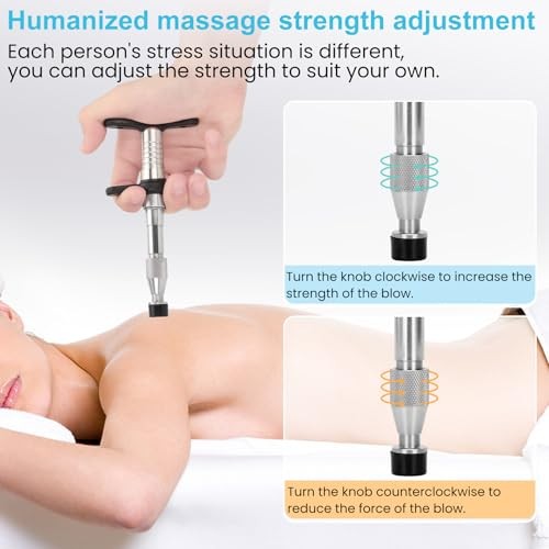 Adjustable Chiropractic Adjusting Tool Chiropractor Massage Tool for Face, Joint