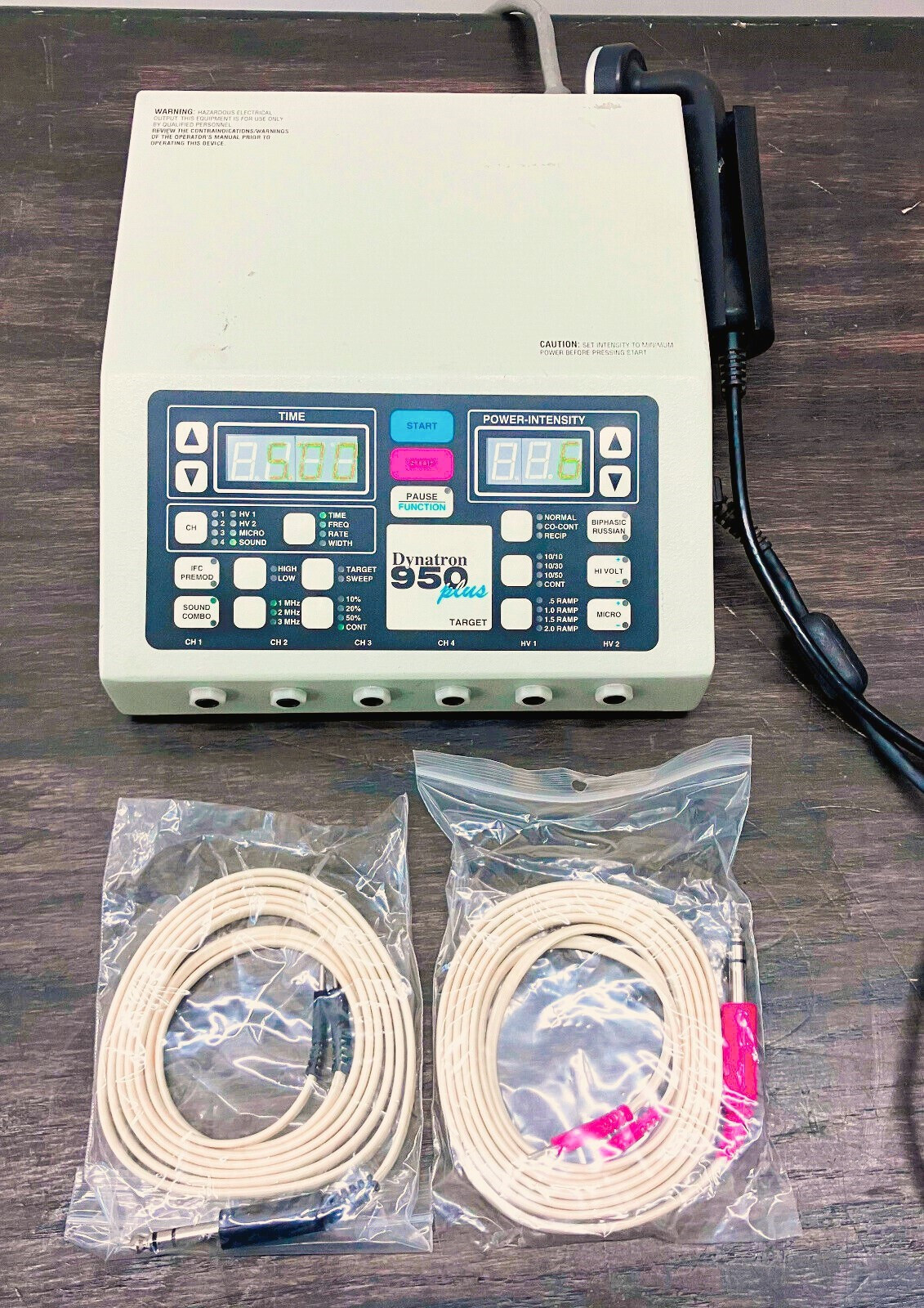 Dynatron Dynatronics 950 Plus Ultrasound System Chiropractic Physical Therapy