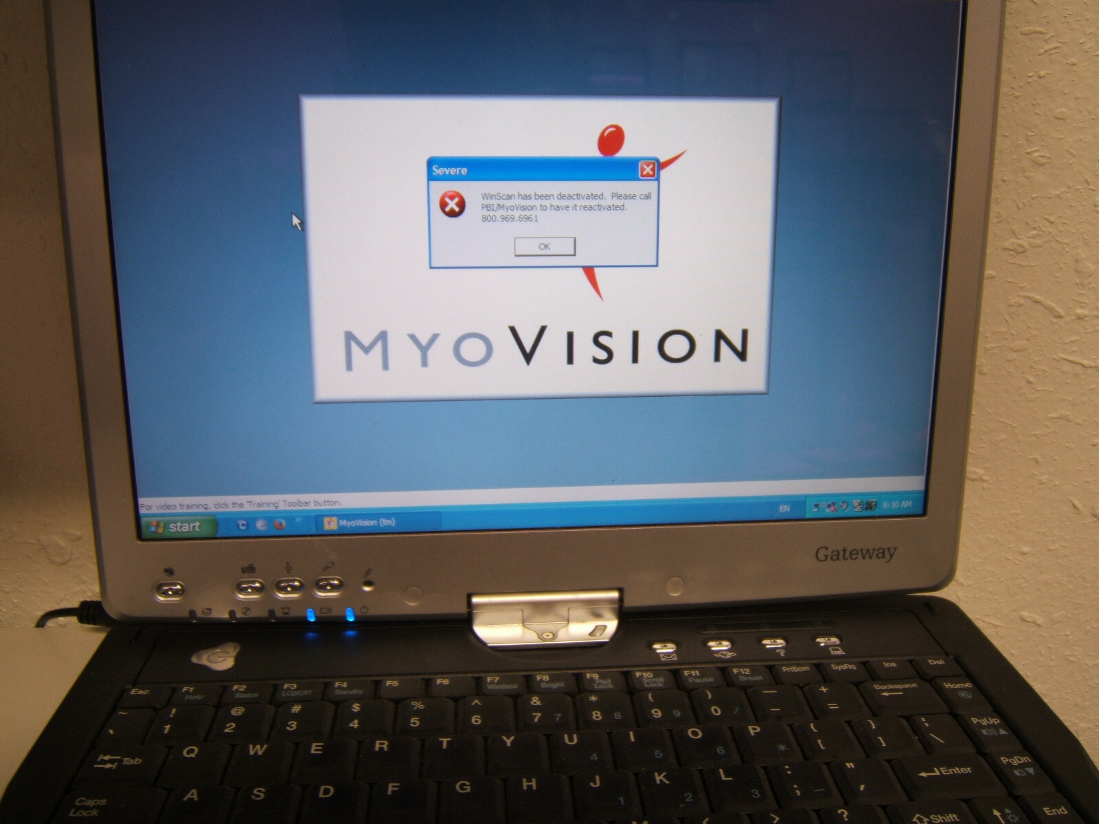 Laptop w/Validated Myovision 8000 Software Installed Ready to Use! Chiropractic.