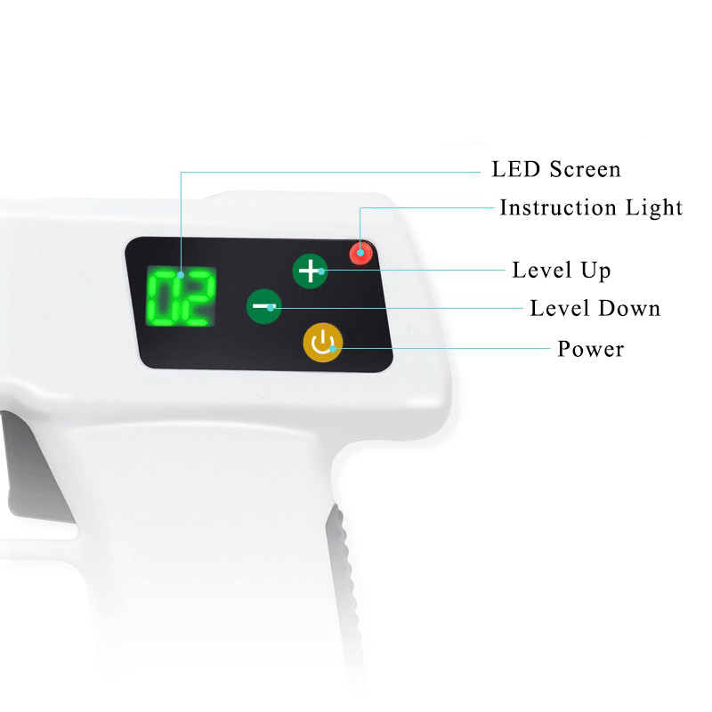 Best Adjustable Chiropractic Instrument 4Level 10Heads Electric Correction Gun