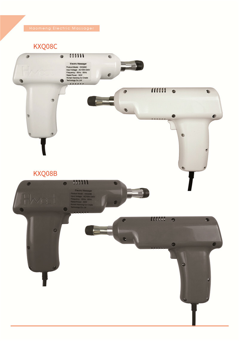 Chiropractic Adjustable Spine Correction Gun 4/6 Level 4 Head Activator Massager