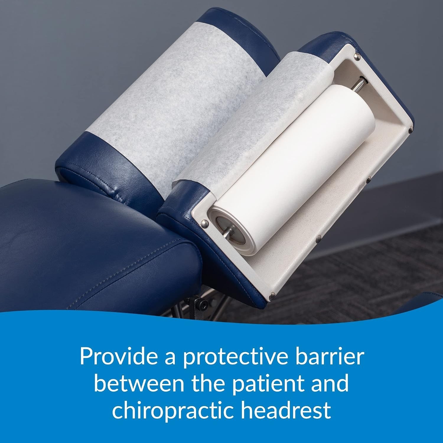 Pack of 25 Avalon Latex-Free Chiropractic Headrest Paper Rolls – 8.5″ x 125′