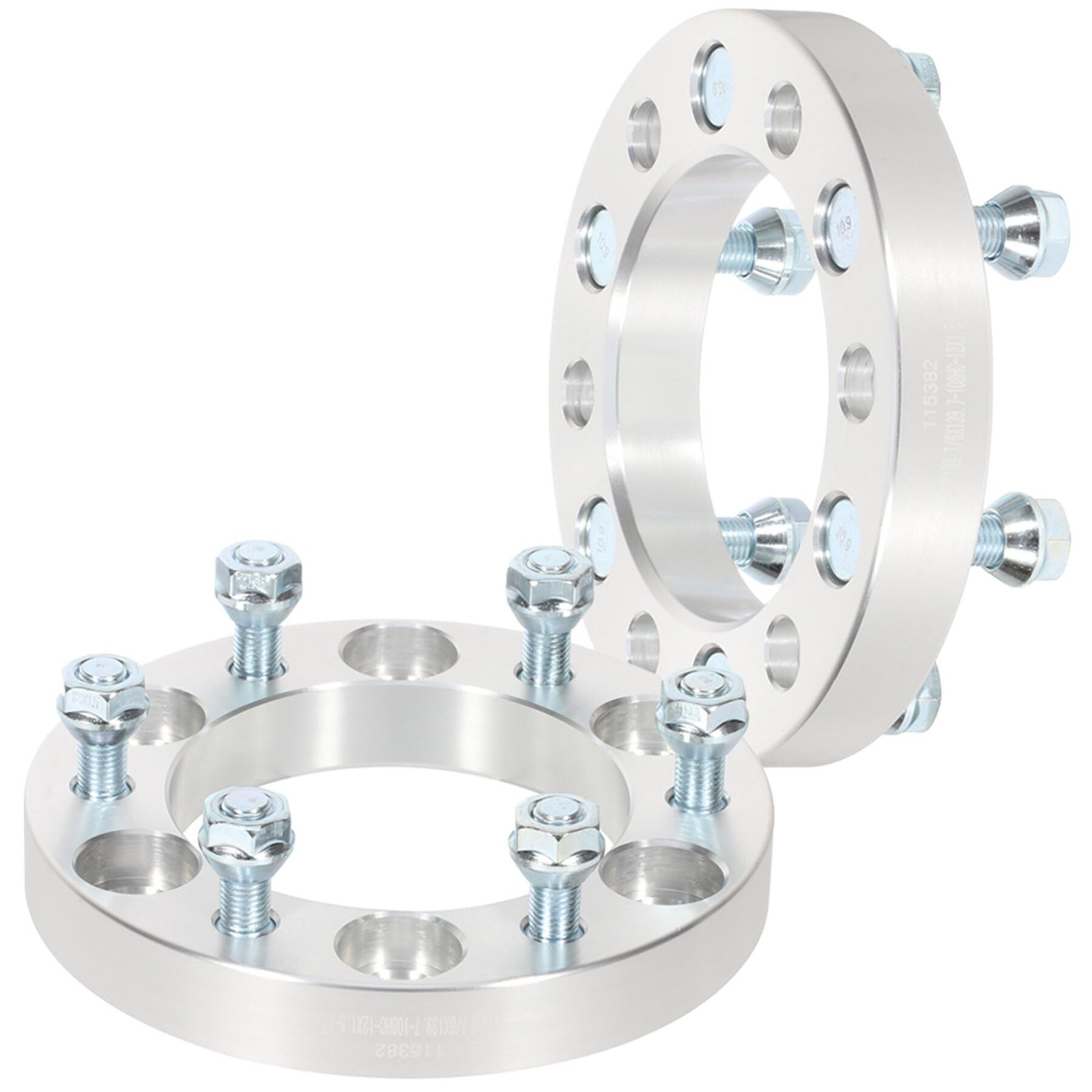 2X 1in 6×5.5 Wheel Spacers 6×139.7mm 12×1.5 Studs 24 Lugs for Colorado Canyon