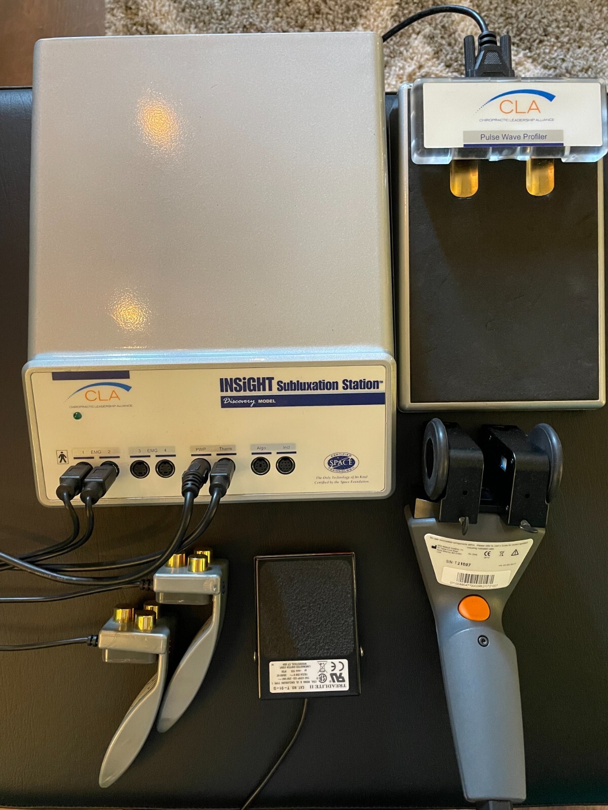 CLA Insight Subluxation Station-sEMG-NeuroTheramal-HRV