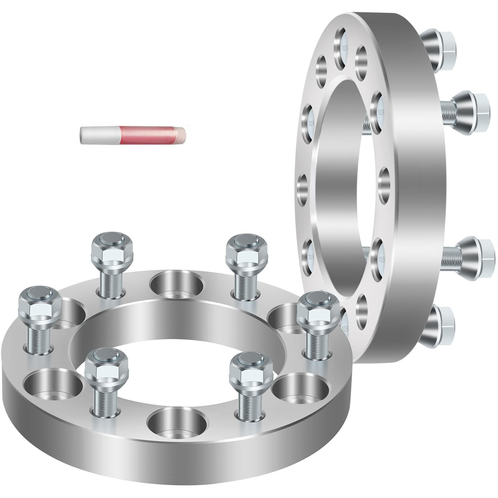 2X 1in 6×5.5 Wheel Spacers 6×139.7mm 12×1.5 Studs 24 Lugs for Colorado Canyon