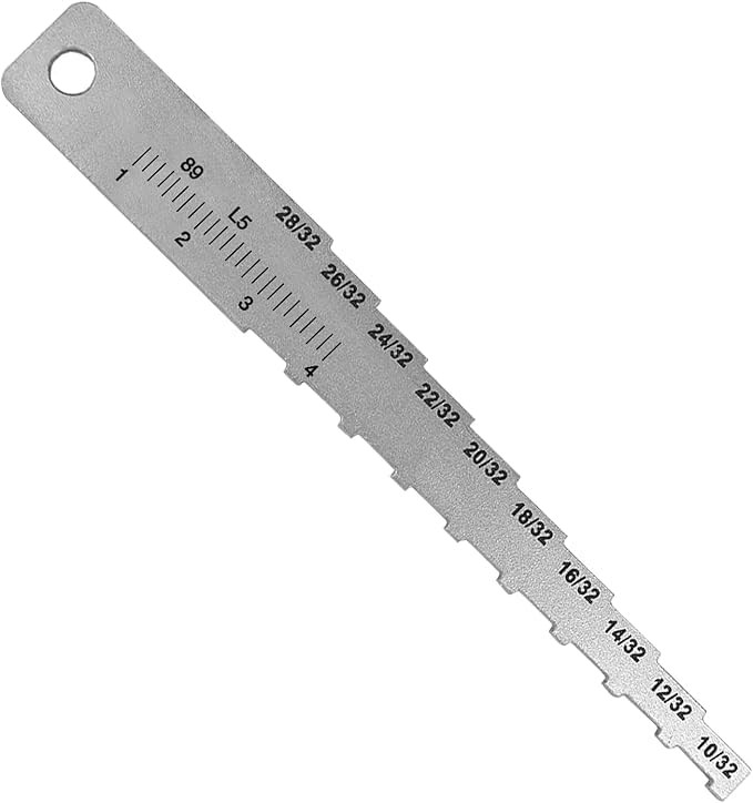 Brake Tech Tools Made In America Technician Gauge Pocket Tech Gauge Labeled In