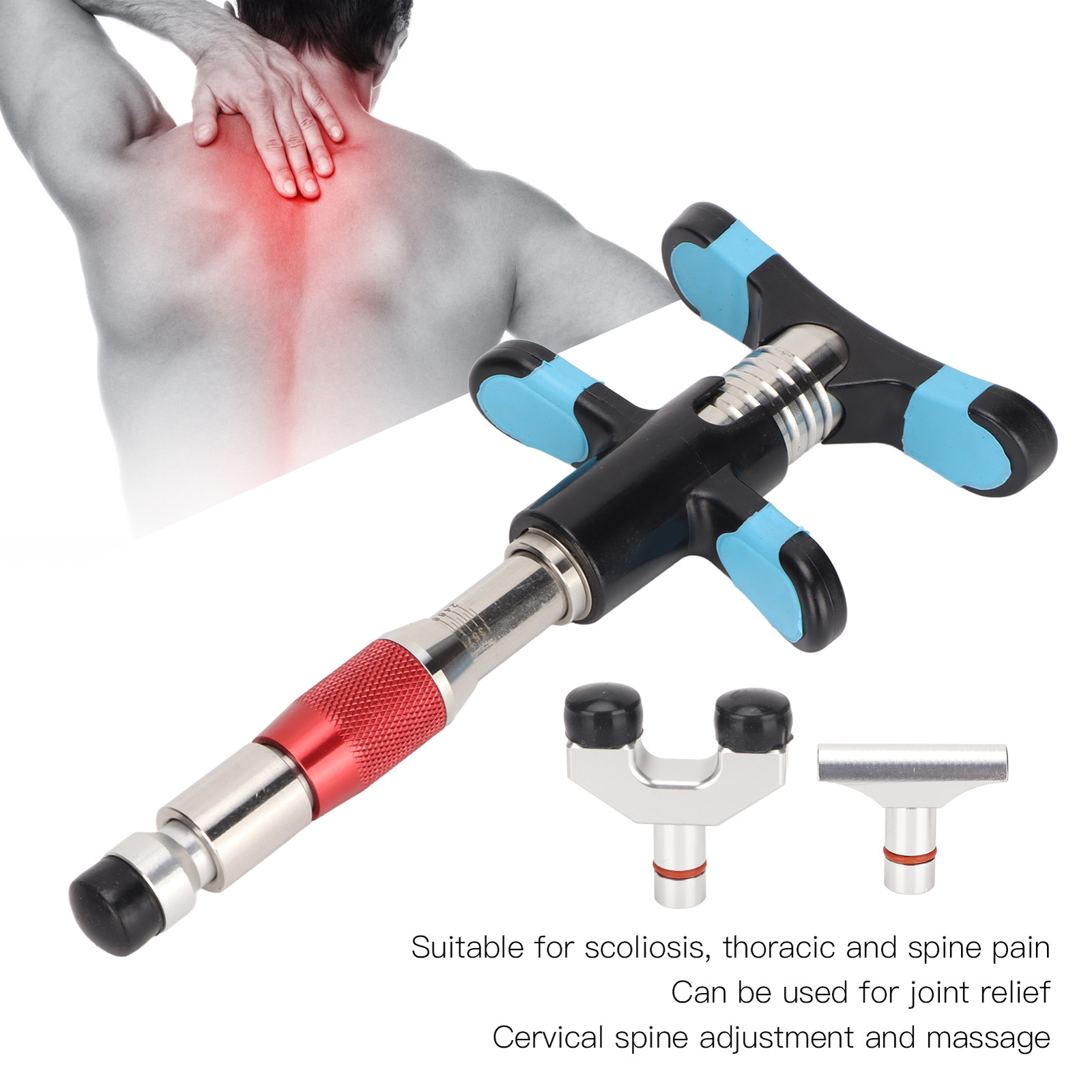 Professional Manual Chiropractic Tool 10 Gears Strength Adjustable Vertebrat