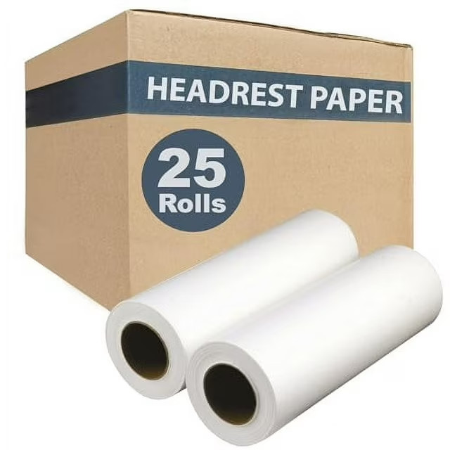 Chiropractic Headrest Paper Rolls-Premium Smooth 8.5″x225′ 25 Rolls/cs AVA508