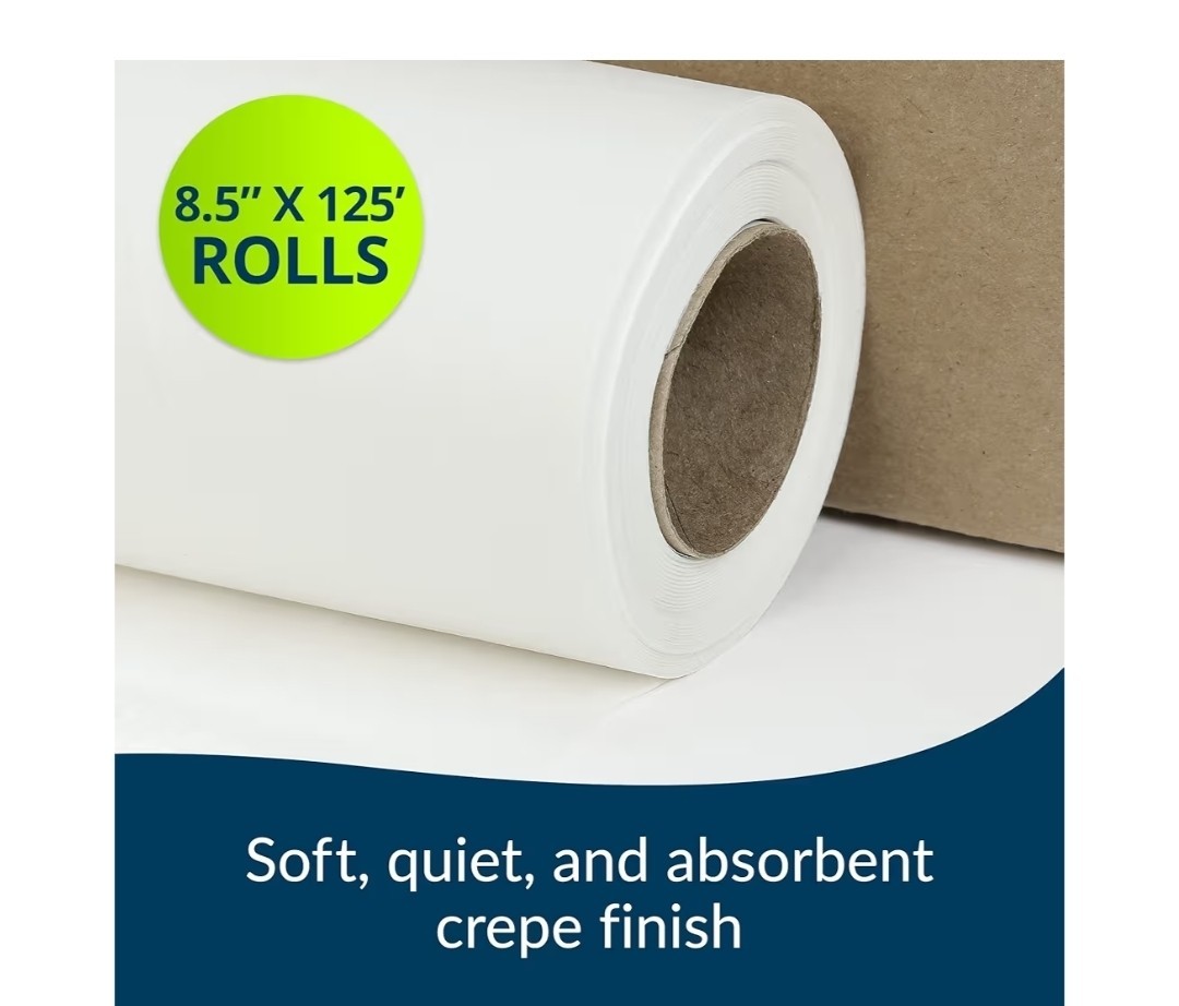 Chiropractic Headrest Paper Roll 8.5 x 125 Feet Pack of 25 Medical Supplies