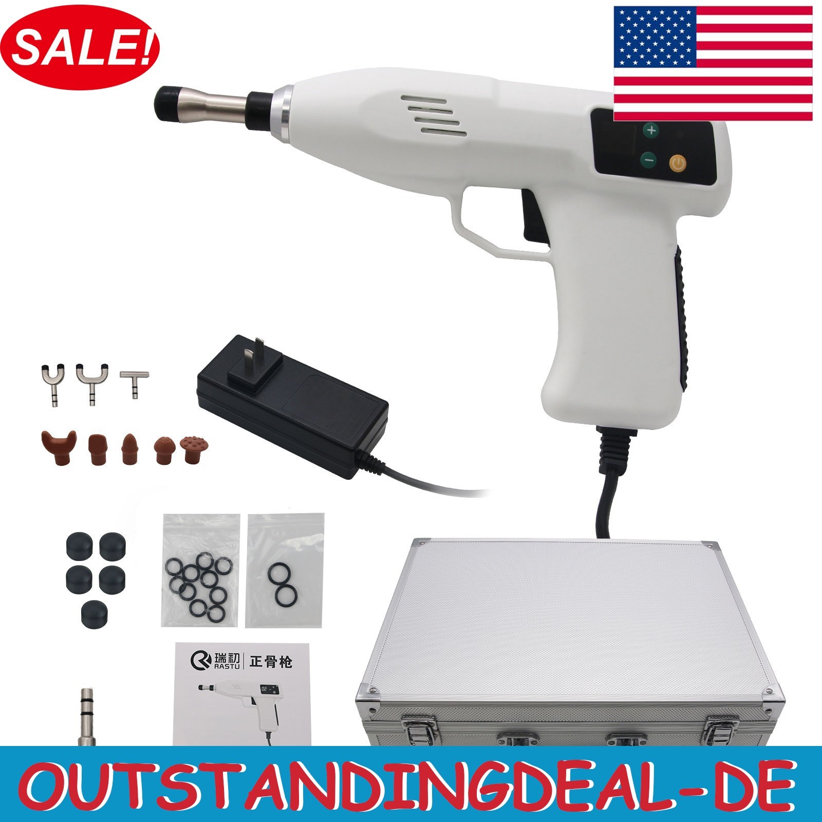 RSZ002 Chiropractic Adjusting Tool Therapy Spine Activator Correction Massager&