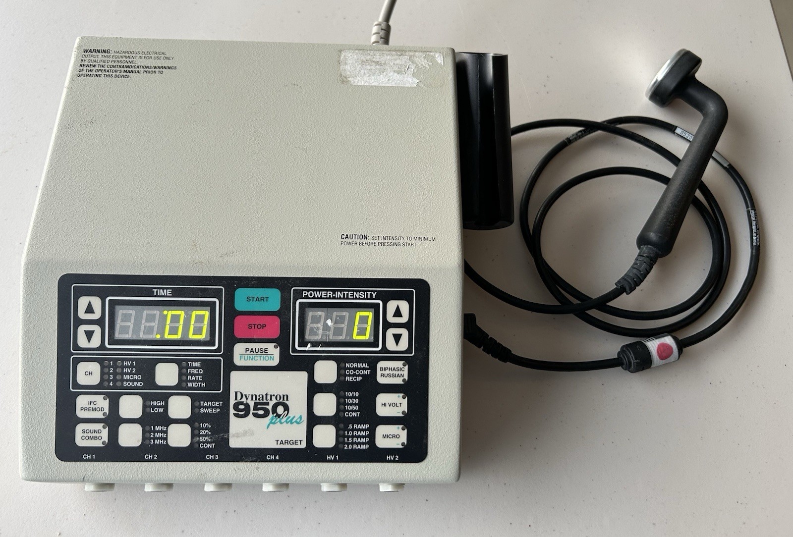 DYNATRON DYNATRONICS 950 PLUS ULTRASOUND SYSTEM CHIROPRACTIC PHYSICAL THERAPY