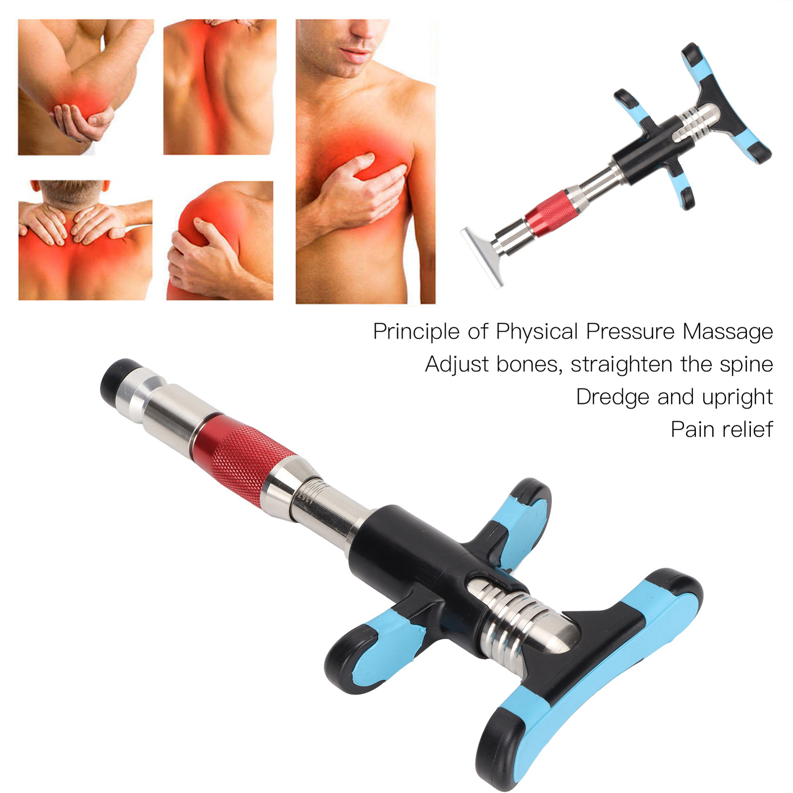 Professional Manual Chiropractic Tool 10 Gears Strength Adjustable Vertebrat