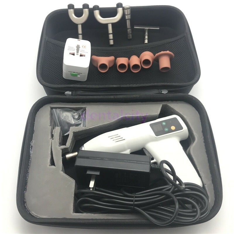 Chiropractic Adjusting Tool 4 Level 10Heads Correction Gun Spine Therapy Impulse