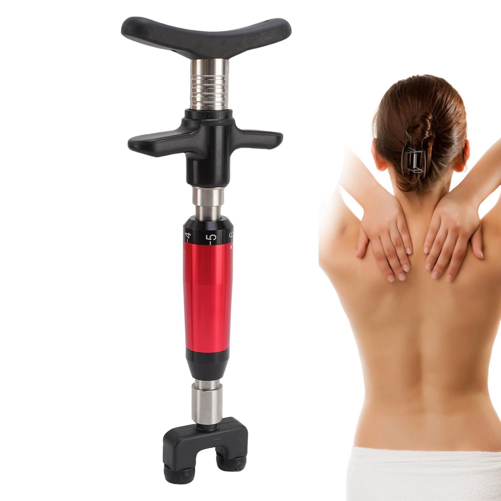 Manual Chiropractic Adjusting Tool 6 Strength Adjustable Manual Spinal Adjus NEW