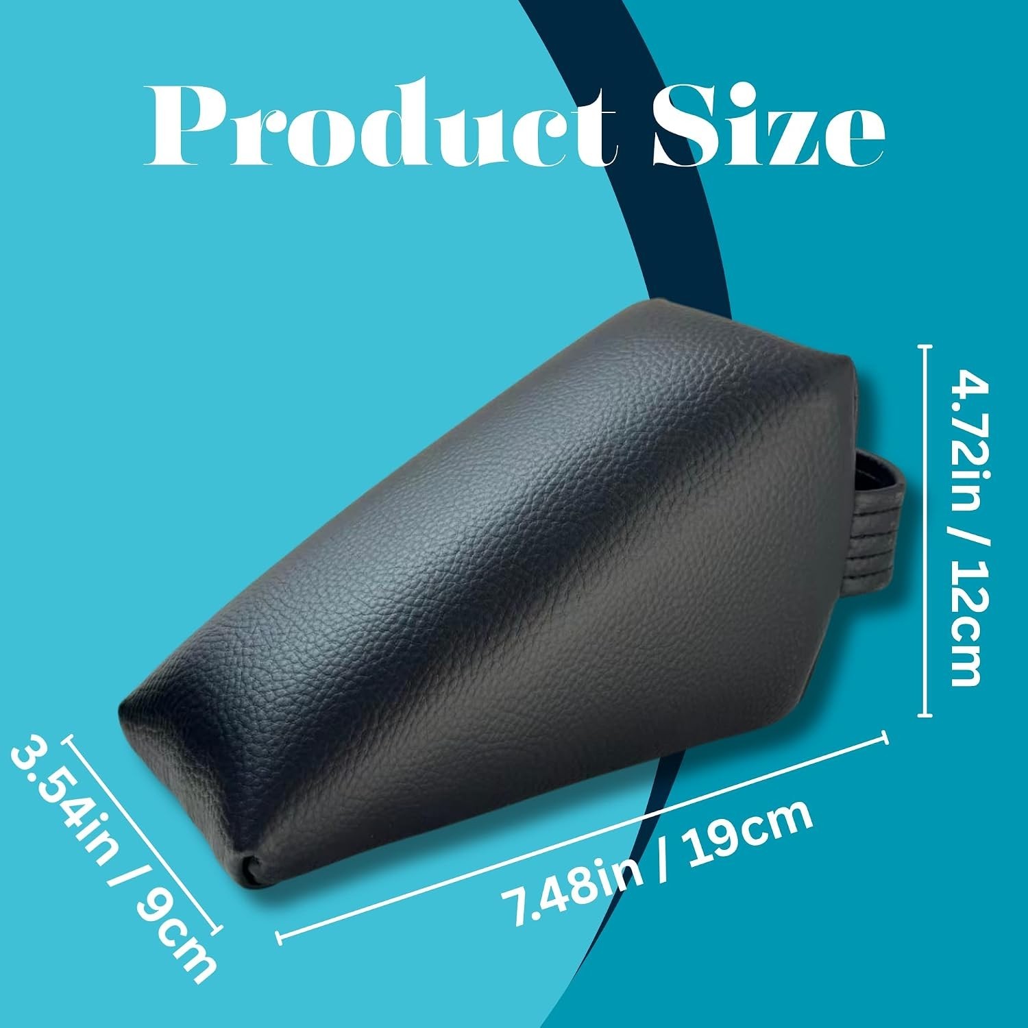Comfortable Chiropractic Pelvic Blocks Wedges – Enhanced Support (Matte Black)