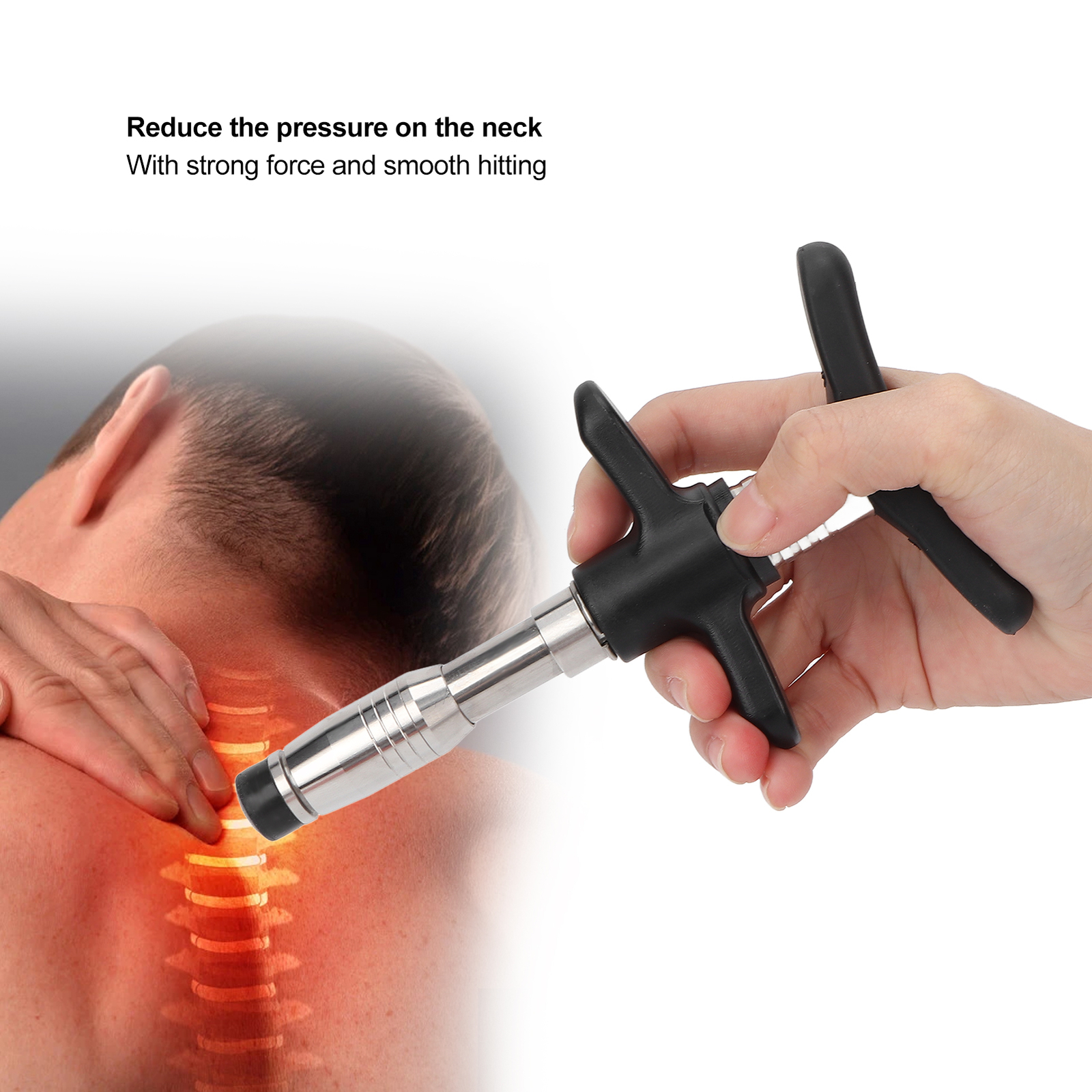 Manual Chiropractic Tool Professional Stress Pain Relief Spine Adjusting Mas CHU