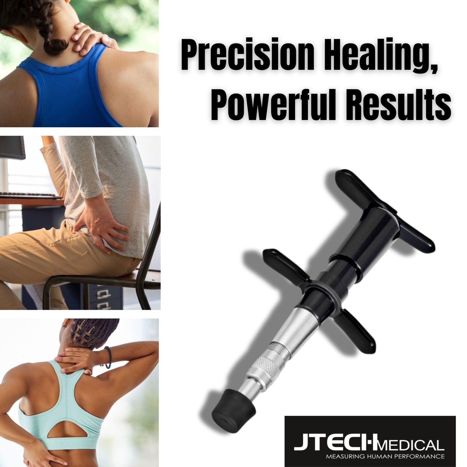 JTECH CAT Original Chiropractic Adjusting Tool, Handheld Spine Correction Too…