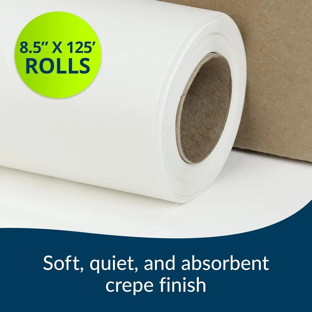 Chiropractic Headrest Paper Roll 8.5 x 125 Feet Pack of 25 Medical Supplies