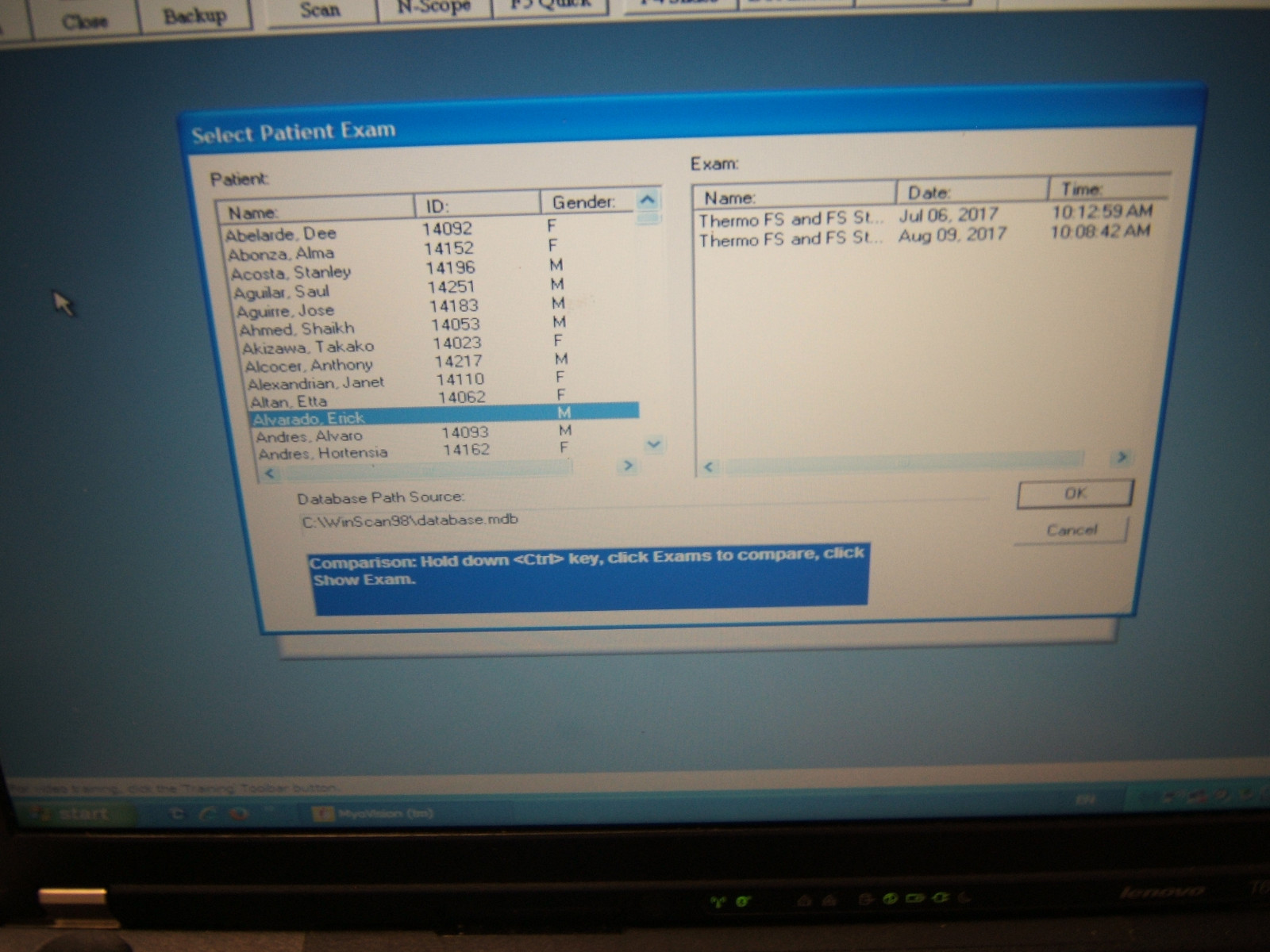 Laptop w/Validated Myovision 8000 Software Installed Ready to Use! Chiropractic.