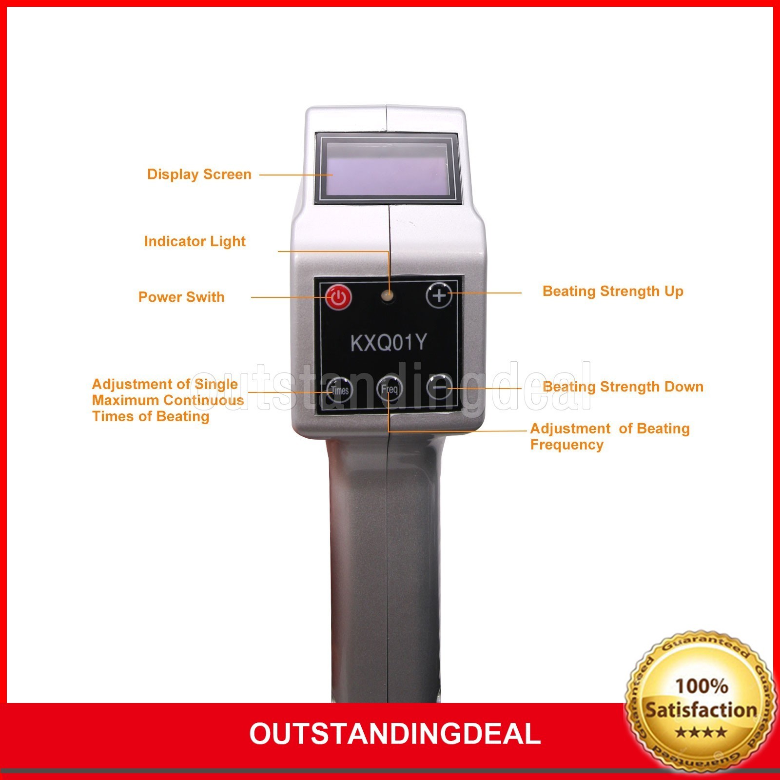 Chiropractic Massager Electric Chiropractic Adjusting Tool Spine Activator 1500N