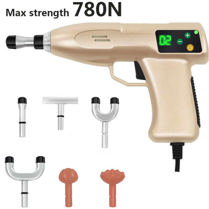 780N 6 Heads Electric Cervical vertebrae Chiropractic Instrument Correction Gun