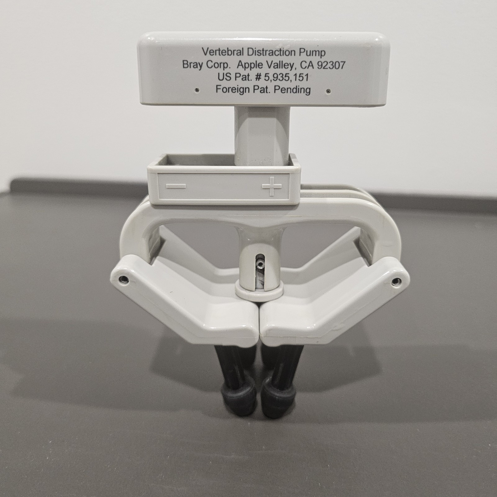 Cervical Vertebral Distraction Pump By BRAY CORP