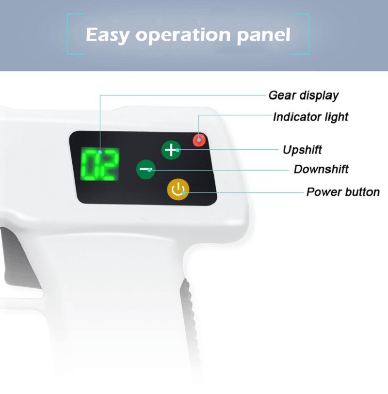 Chiropractic Adjusting Tool 4 Level 10Heads Correction Gun Spine therapy impulse