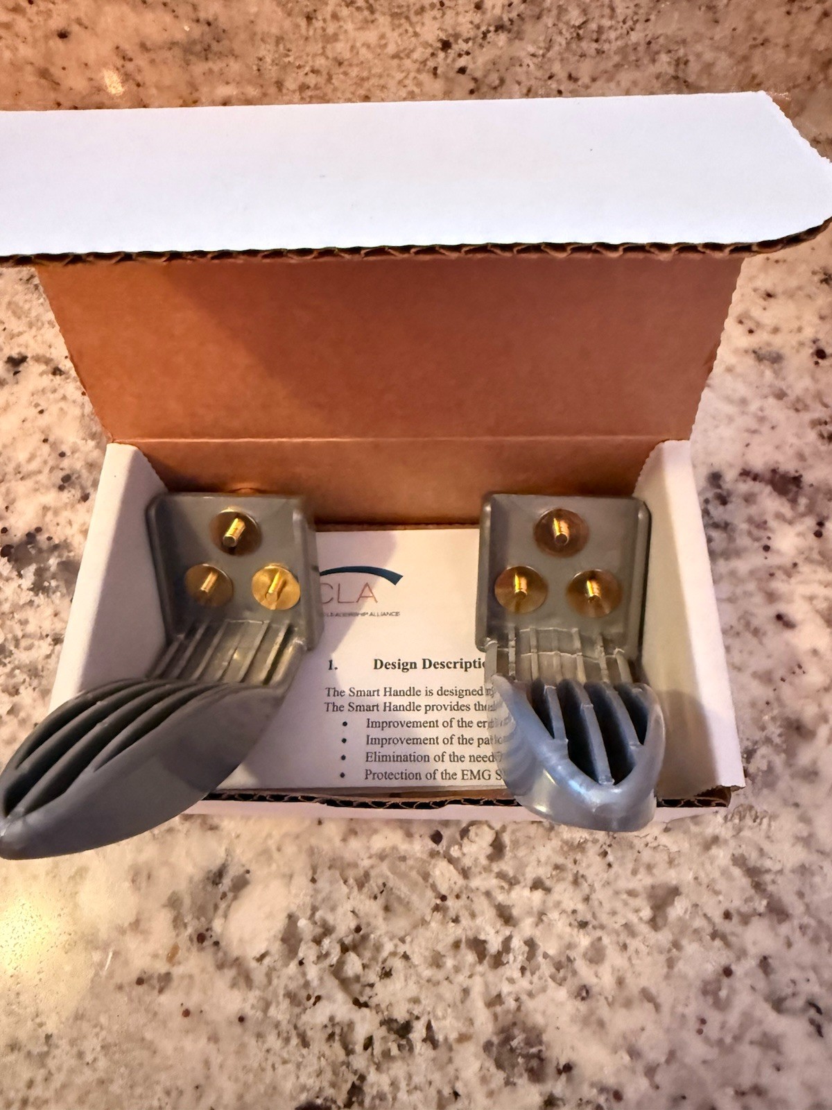 CLA Insight sEMG Smart Handles Set Red Blue Chiropractic Subluxation Station