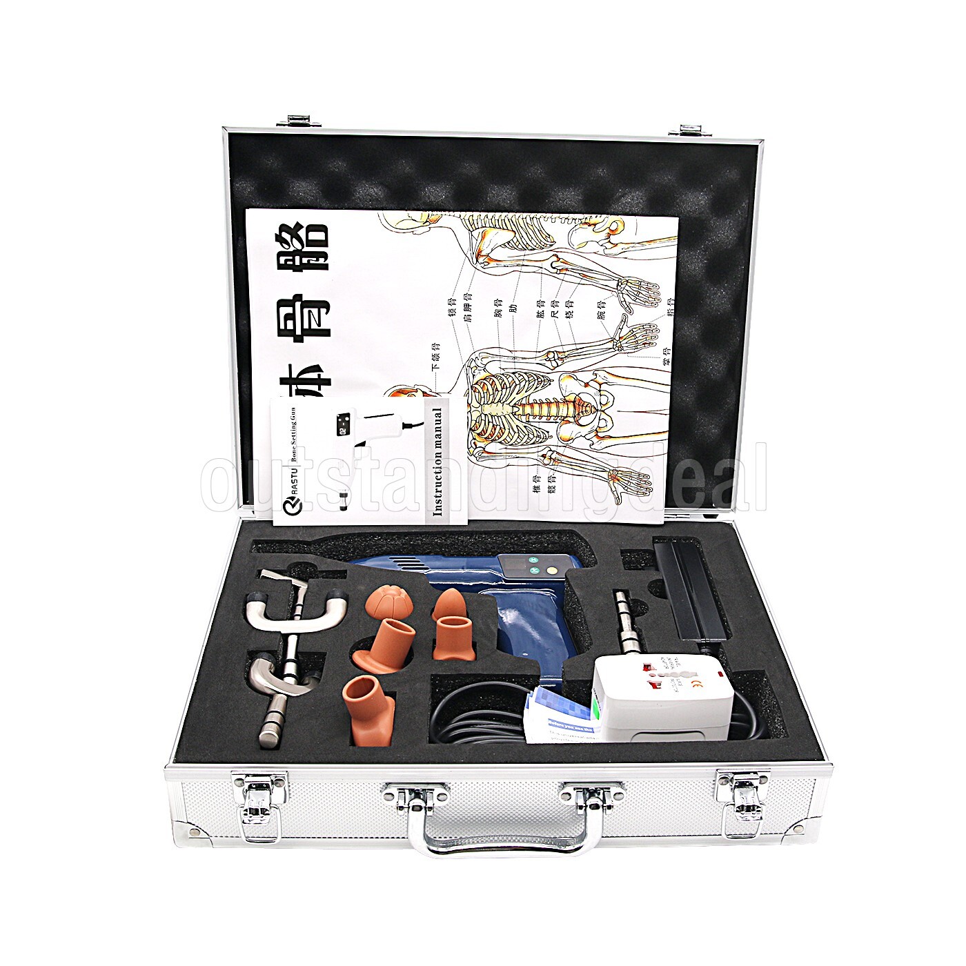 RSZ002 Chiropractic Adjusting Tool Massager for Therapy and Health Care Blue