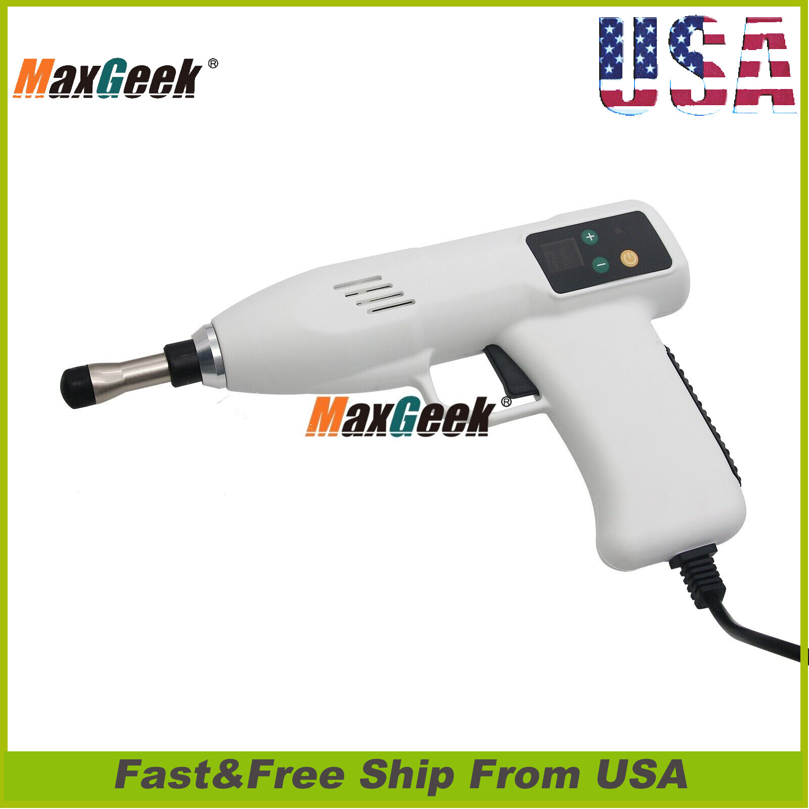 Chiropractic Adjusting Tool Gun Therapy Spine Activator Correction Massager #US