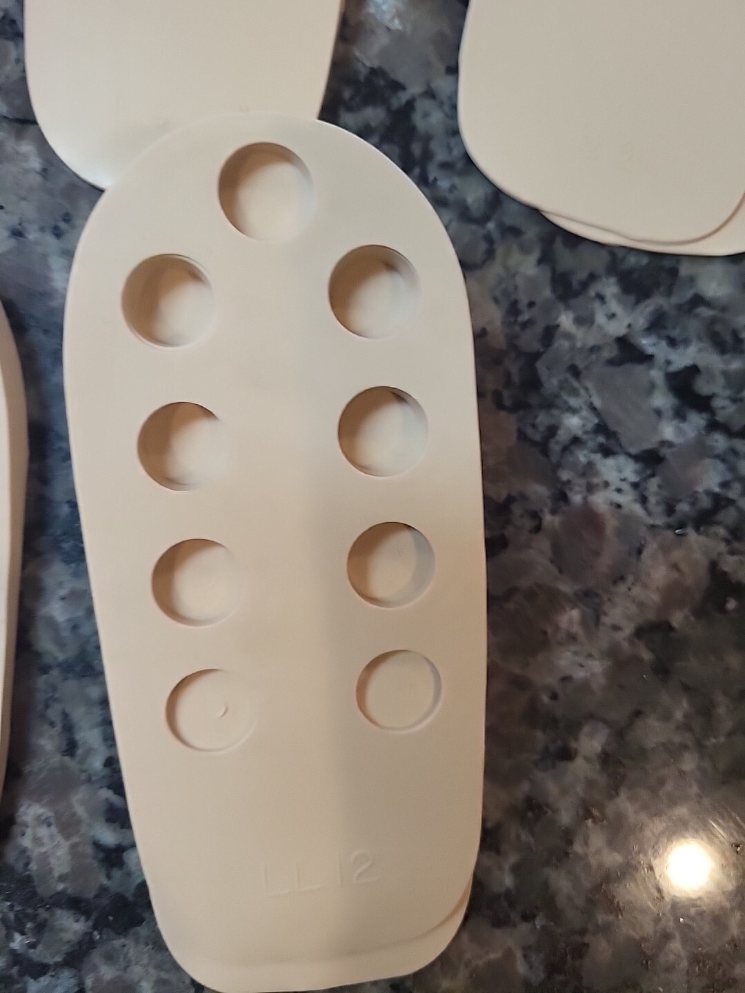 Lot of 71 new Rubber Heel Lifts by G & W Heel lifts cream colored various sizes