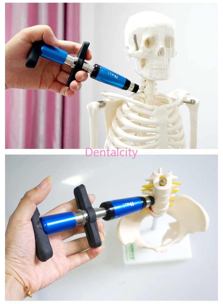 6 Levels Chiropractic Adjustable Tool Spine Back Activator Instrument Mechanic