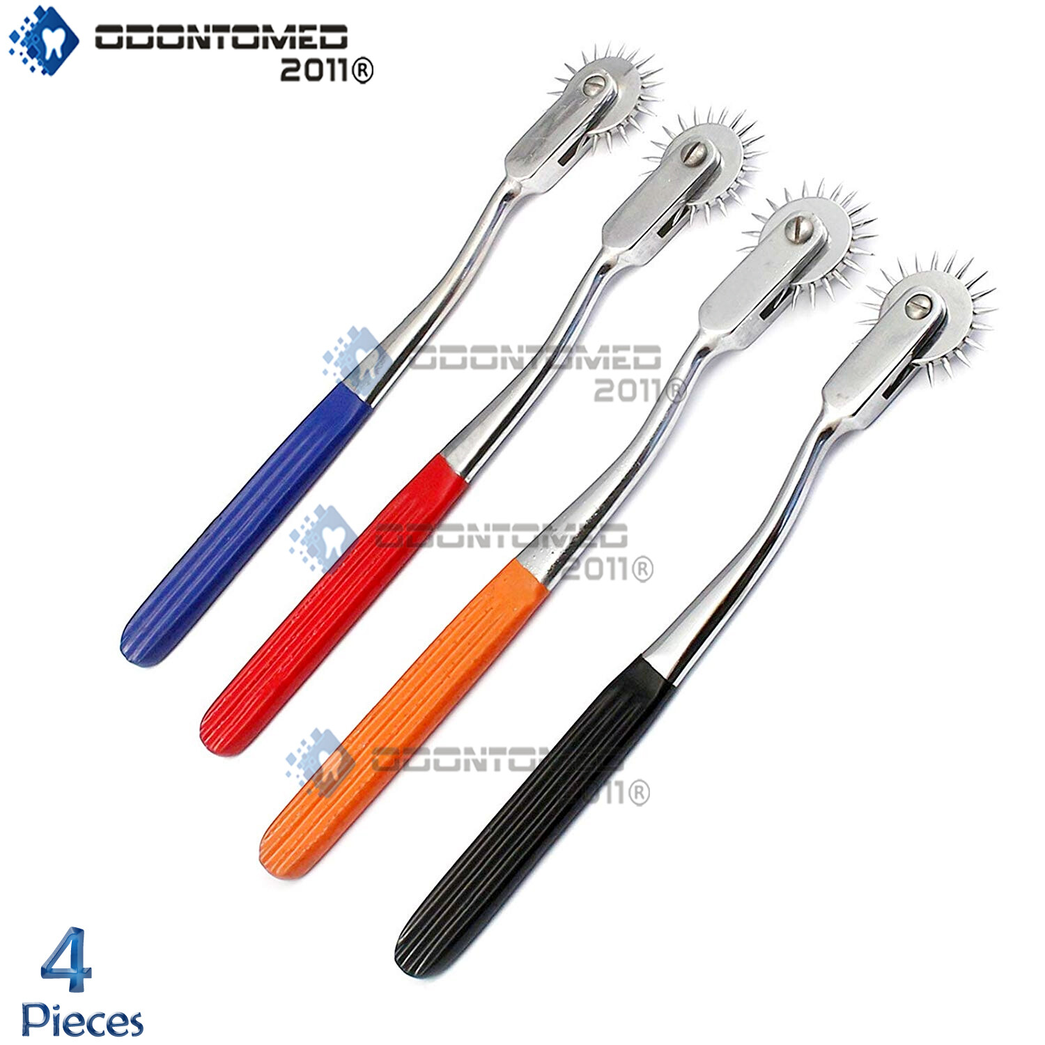 ODM 4 Wartenberg Pin Wheel Pinwheel Chiropractic Instruments Color Handle